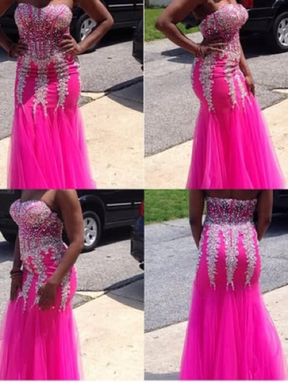 JOVANI 5908 SIZE 6 ‼️
PINK PROM DRESS ‼️
WORN ONCE & COMES W/ GARMENT BAG ‼️